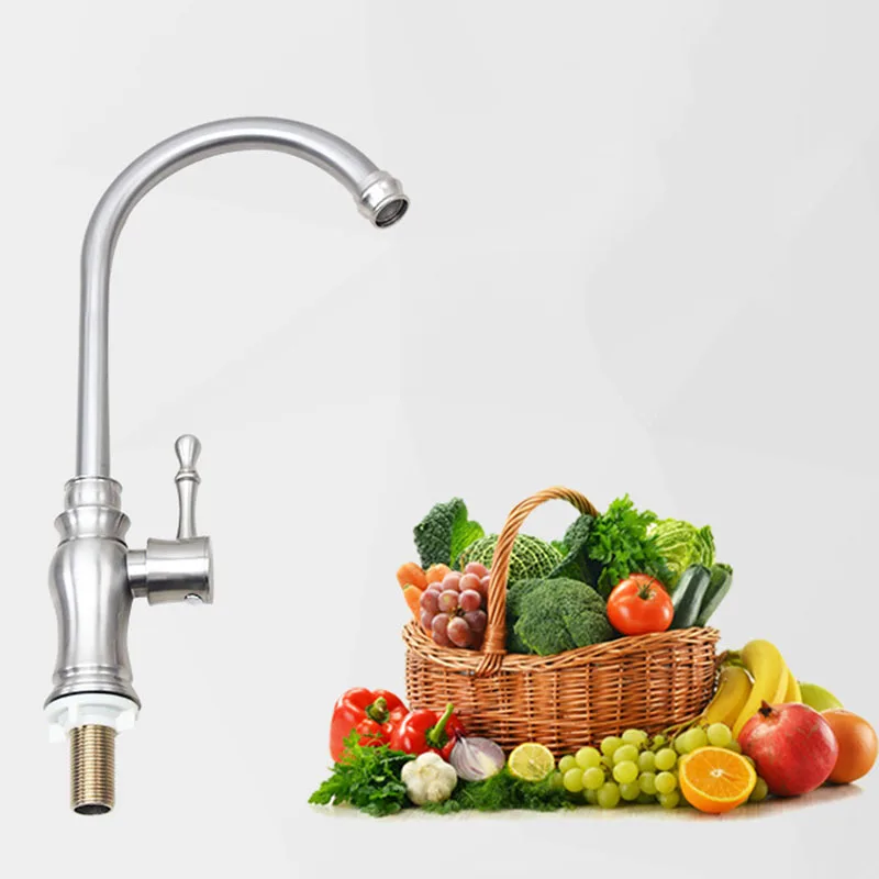 Проволочный кухонный кран для раковины из цинкового сплава смеситель холодной и