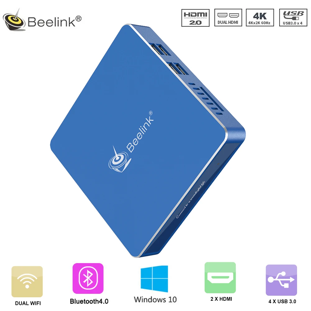 Beelink N50 N5000 Мини ТВ коробка ПК Intel Gemini Lake HD графика 605 8 ГБ оперативная память 2 4 SSD 128 г