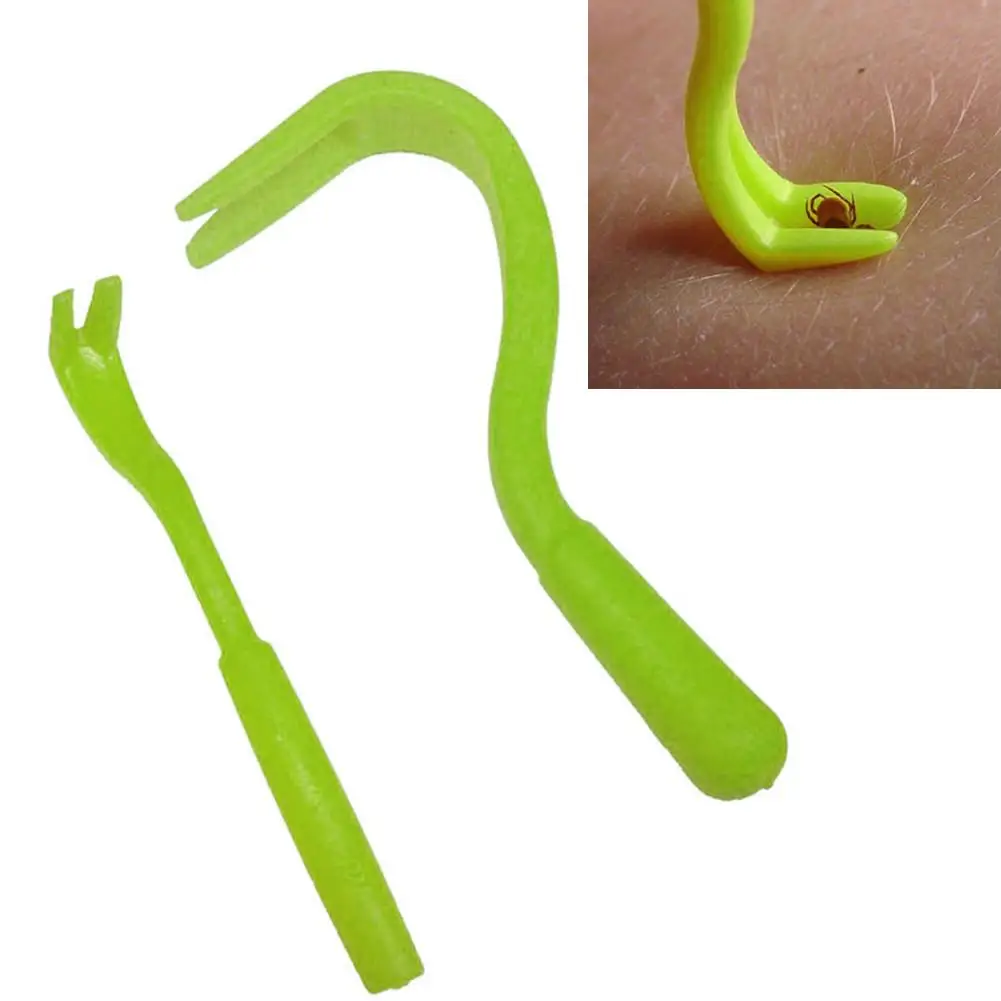 2 шт домашние Tick средства удаления двойной зубы Twister кошки собаки моющие для