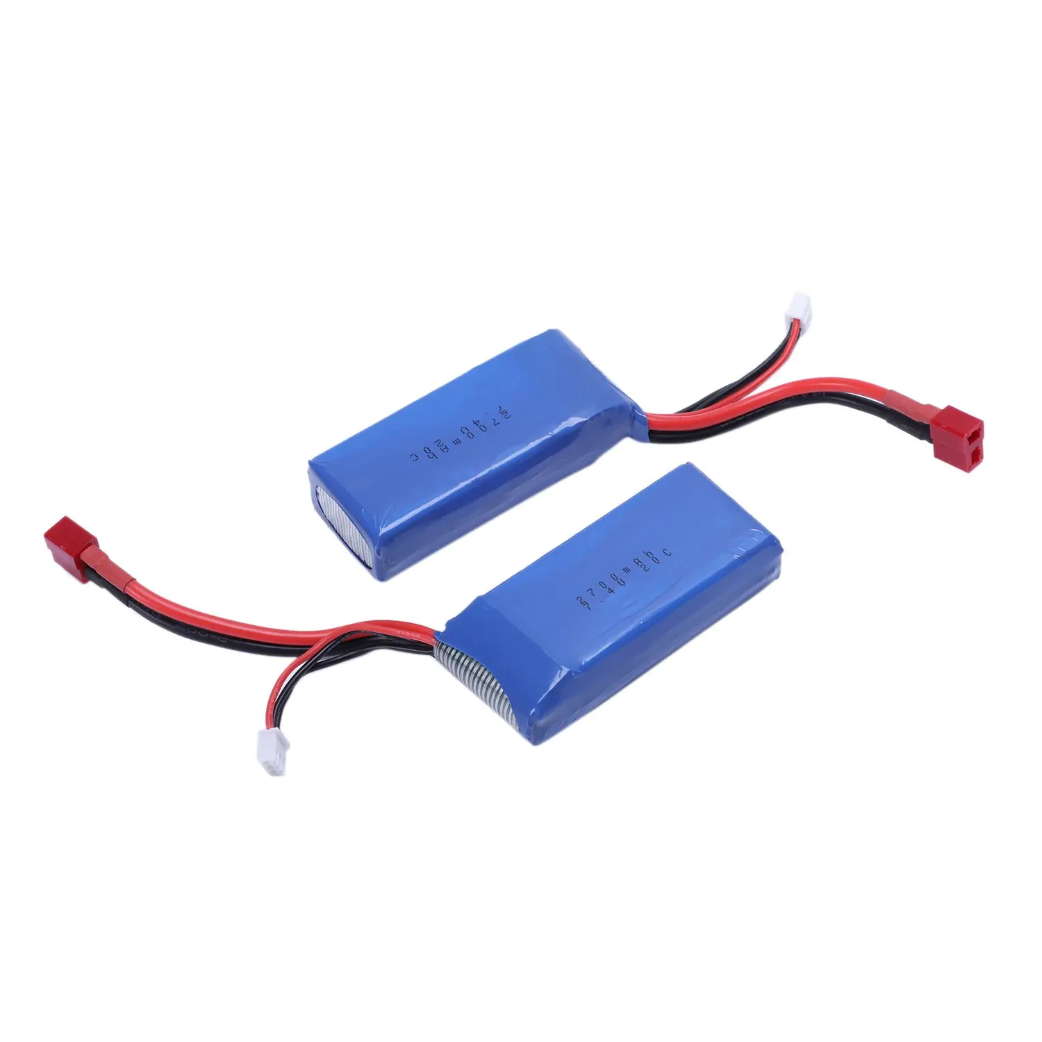 2 шт. 7 4 В 2700 мАч 20C 2S Lipo батарея с Т-образной вилкой для Wltoys 10428-A 10428-B 10428-B2 10428 1/10 Rc