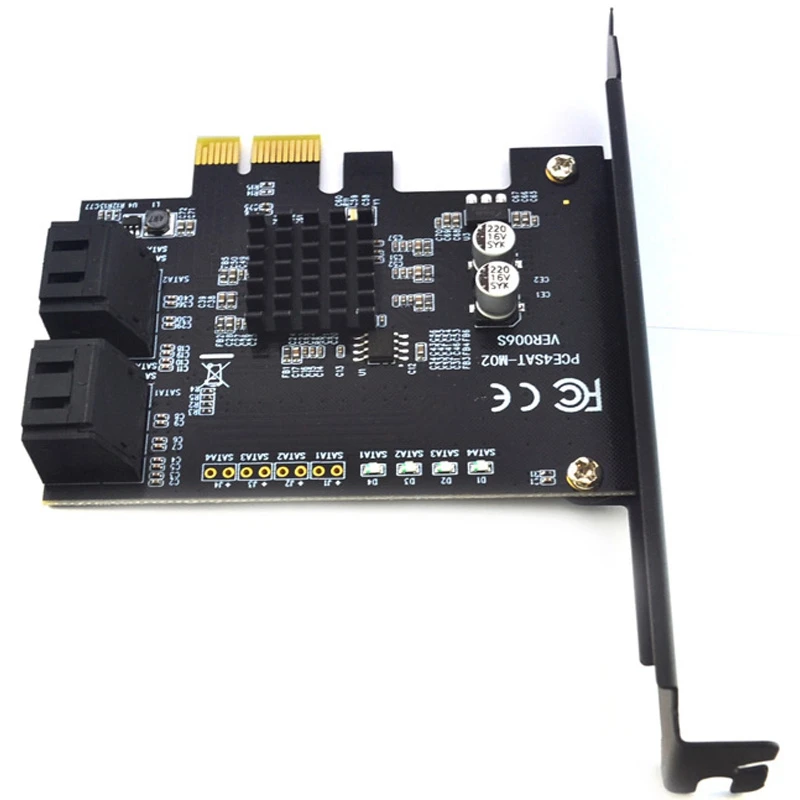 PPYY Новый адаптер для карт Pci E4 Msata Ssd и Sata3.0 Combo Express 6 Гбит/с Asm1061 Sl @ 88|Платы