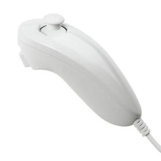 Белый проводной нунчак контроллер OSTENT для консоли Nintendo Wii|controller for wii|nunchuck controller