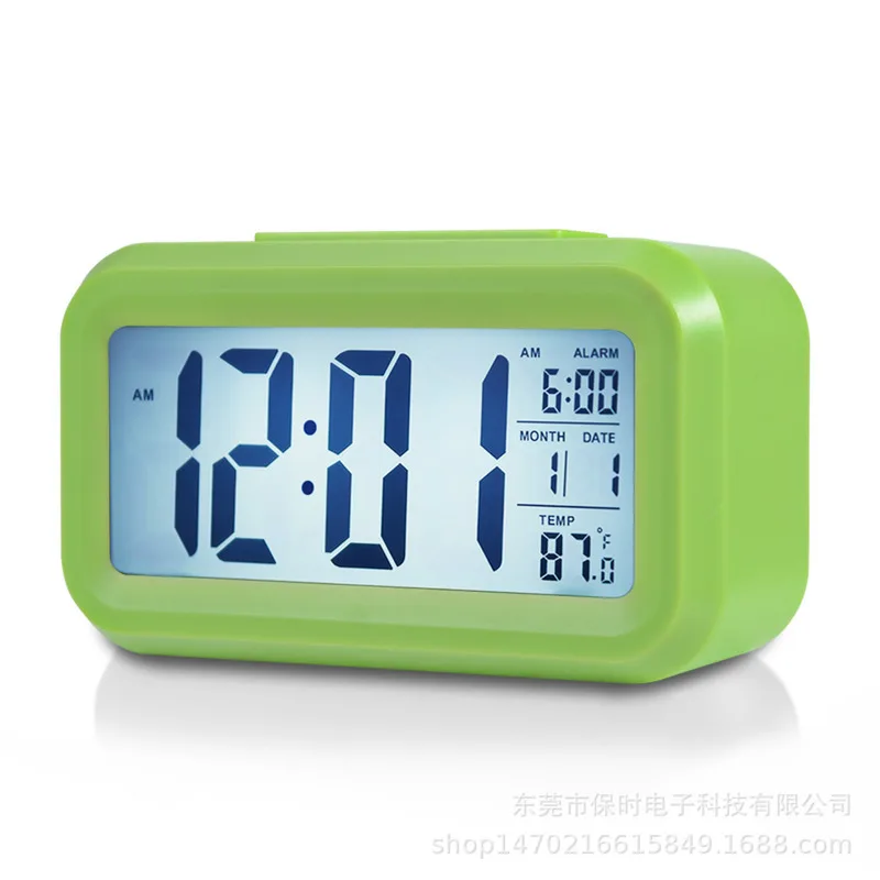 Temperature Edition Clever Clock Mute Electronics Light Snooze Fashion Led | Дом и сад