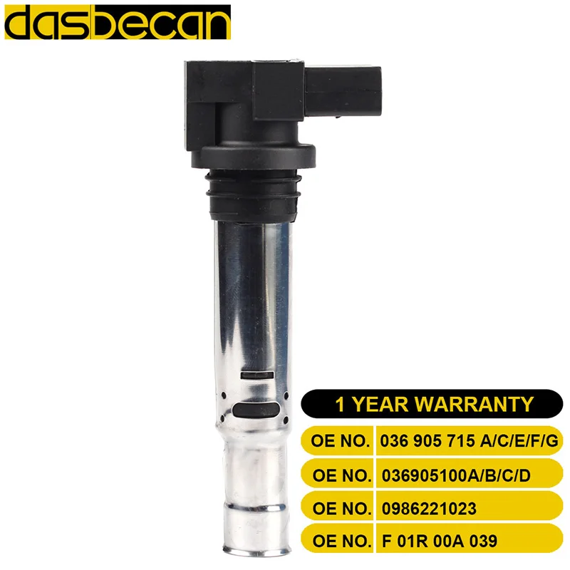 

Катушка зажигания Dasbecan 036 905 715 F/036 905 715 для Audi A1, A2, A3, Golf IV, Bora, POLO, Skoda OCTAVIA