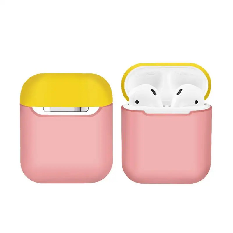 Мягкий силиконовый чехол для Apple Airpods противоударный гарнитура Чехлы Ультра Air Pods