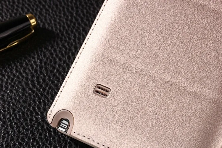 Флип-чехол кожаный чехол для Samsung Galaxy Note 4 note4 N910 n910f N910H телефона Smart View с