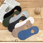 Носки-невидимки wsq01 для мужчин и женщин, удобные хлопковые бамбуковые короткие носки-невидимки до щиколотки для девушек, 1 пара = 2 шт., на лето