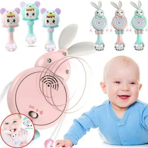 2019 брендовая развивающая музыкальная игрушка для малышей милый кролик мигающий
