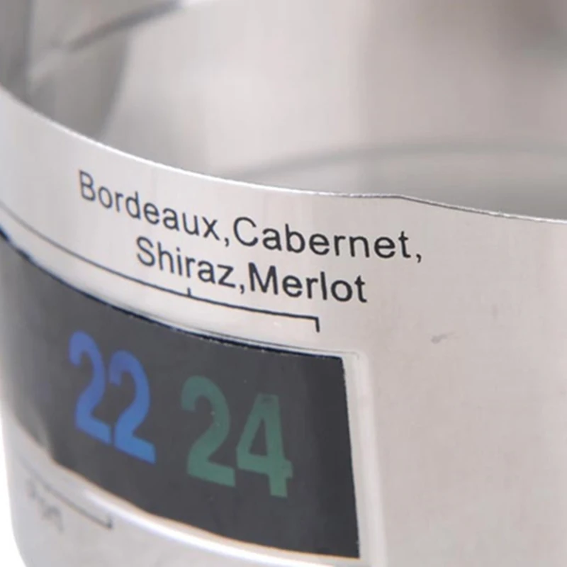 ЖК Электрический красный винный цифровой браслет термометр виноград красное