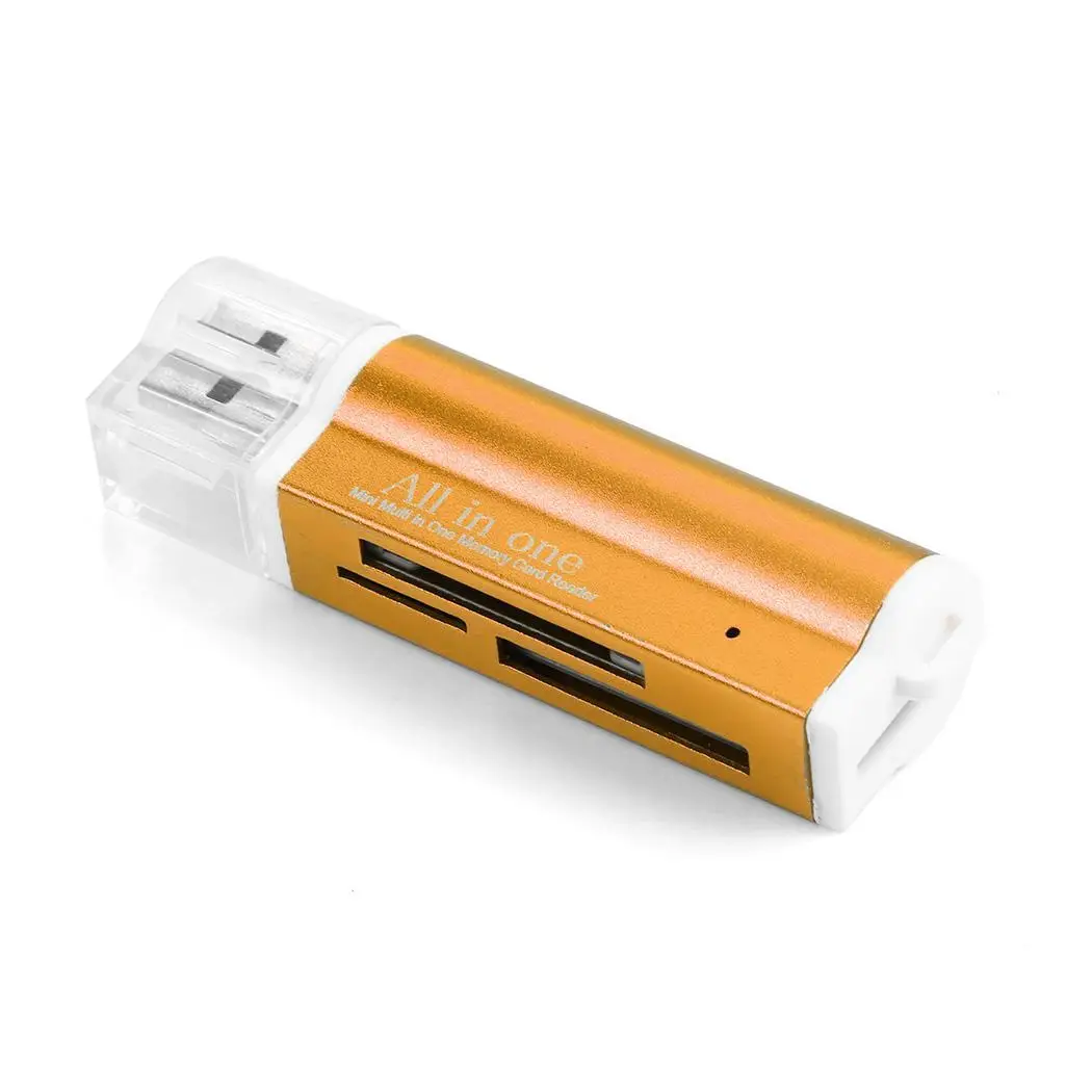 USB кард ридеры 4 слота для карт мульти функциональный адаптер четырех в одном