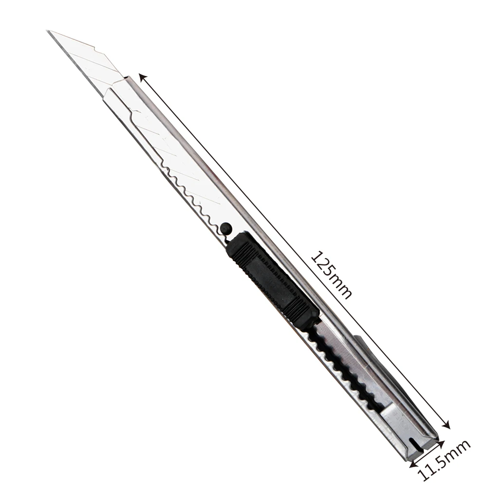 

DIYWORK Stainless Steel Art Knife Paper Cutter DIY Art Knife Utility Knife Hand Tool Adjustable