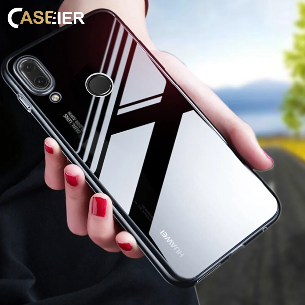 CASEIER Прозрачный чехол для Huawei P20 P10 P9 P8 Lite Plus Ультратонкий Мягкий ТПУ Honor 9 4X 6X Capa |