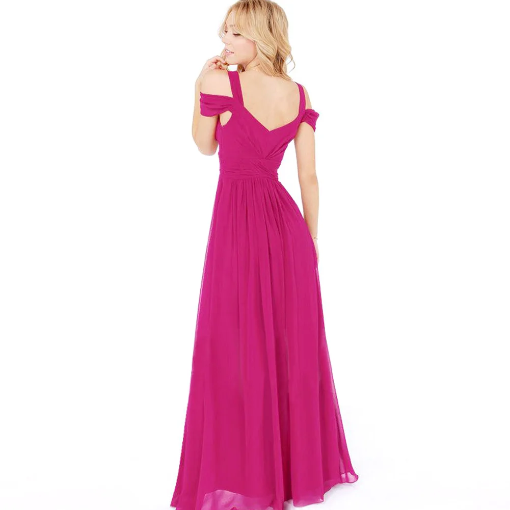 Летнее Стильное женское платье шифоновое длинное элегантное богемное пляжное