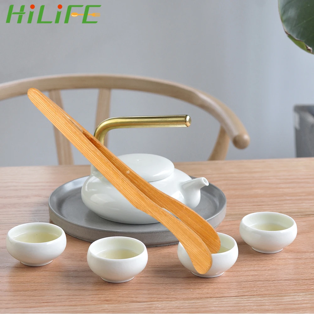 HILIFE антигорячий зажим для чая женский набор ручной работы бамбуковый чайной