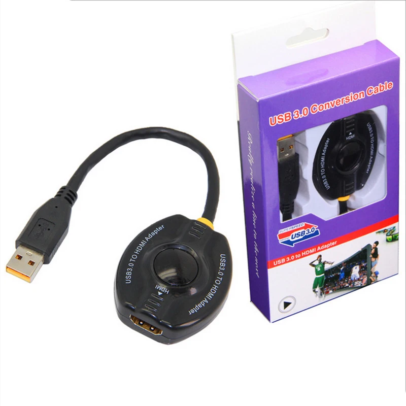 OPQ Usb 3 0 Hdmi кабель адаптер конвертер встроенный драйвер|Кабели передачи данных| |
