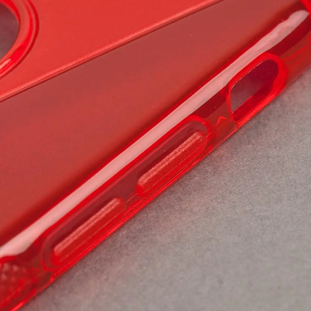 Модные красные мягкие задняя крышка-чехол для телефона iPhone Твердые легко
