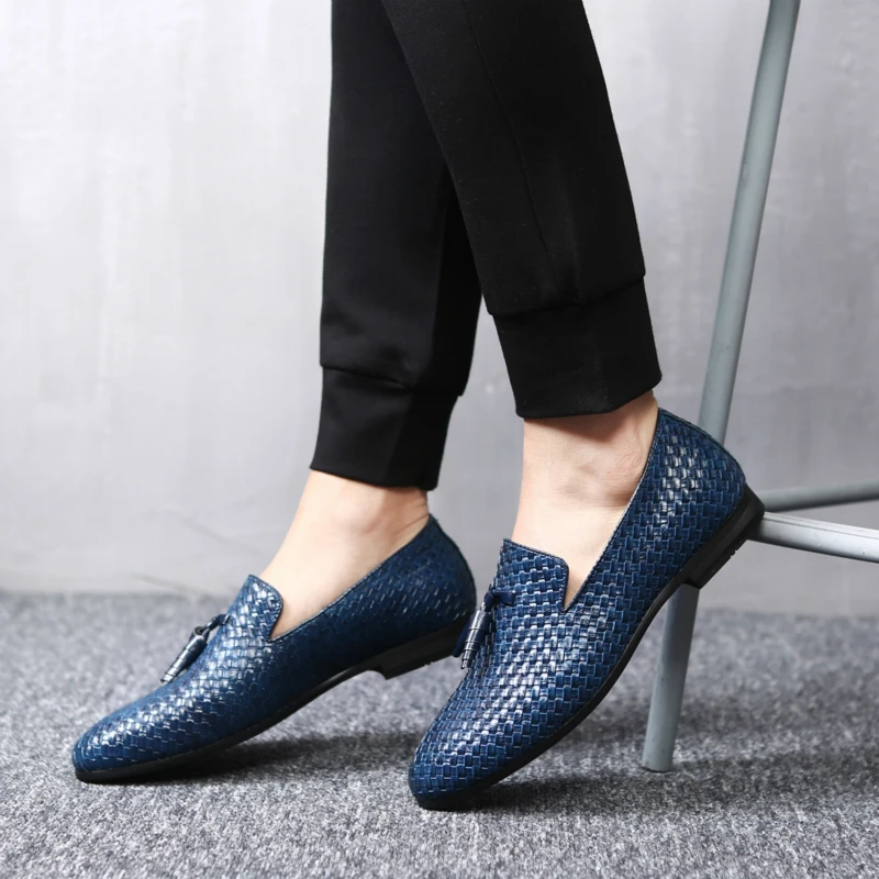 MULUHU Spring Man Leather Shoes Loafers Business Office Dress High Quality Fashion Casual Male Shoe Size38-48 Dropshipping | Обувь