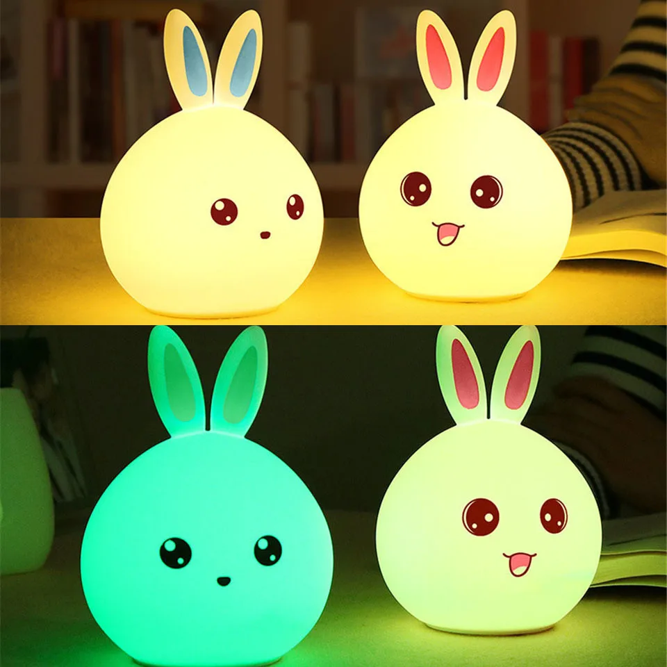 night lights for kids rooms light essential nursing mother romantic lamp new year gifts led licht table baby |