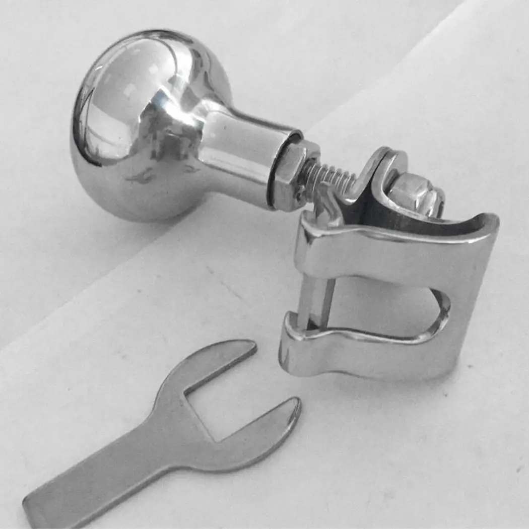 Yacht Boat General Stainless Steel Steering Silver Wheel Assister Booster 0.19kg Ball | Автомобили и мотоциклы