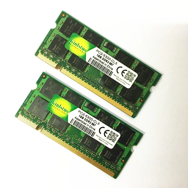 Память Kinlstuo ddr2 1 ГБ ОЗУ 533 МГц/667 МГц/800 МГц тест хорошая память для ноутбука 200pin intel