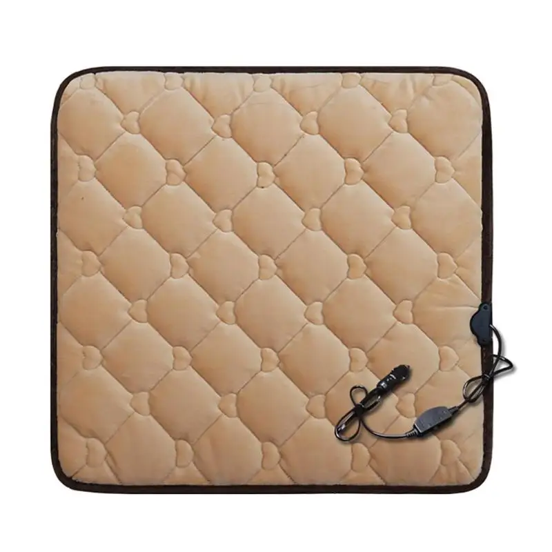 

Car Seat Heater Covers Pad Electric Heated Seats Auto Car Seat Cushion Hot Plush Car Heating Cover Sets Mat car Accessories