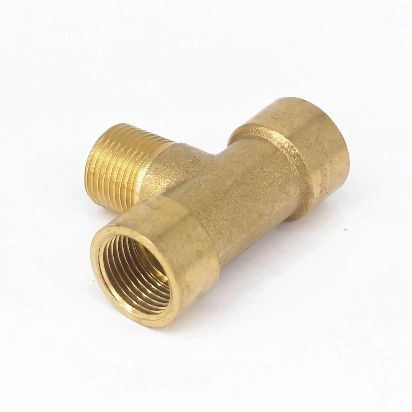 3/8 &quotBSP Female Male тройник 3 ходовой латунный сплиттер труба фитинг вода газ масло 8