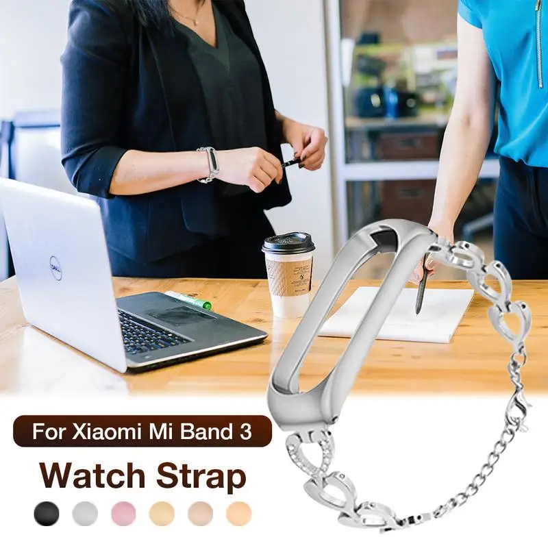 Сменный Браслет из металлического сплава цинка для Xiaomi Rice Band 3 Смарт часы с