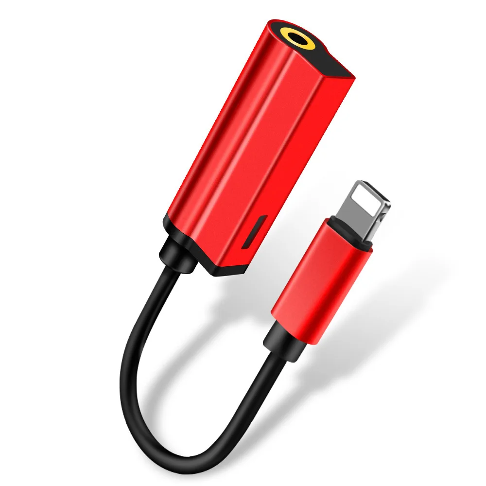 2 в 1 адаптер для iPhone 7 8 Plus XS Splitter наушники аудио разъем type-C конвертер samsung Galaxy