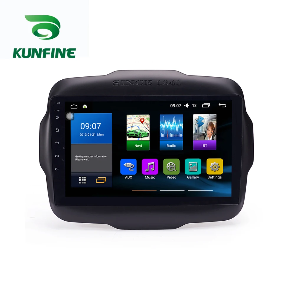 Восьмиядерный 1024*600 Android 8 1 автомобильный DVD GPS навигационный плеер Deckless стерео для