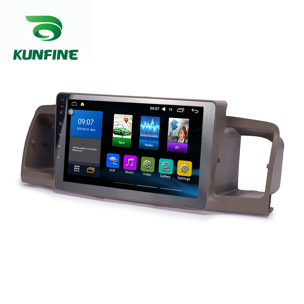 Восьмиядерный 1024*600 Android 8 1 автомобильный DVD GPS навигационный плеер Deckless стерео для