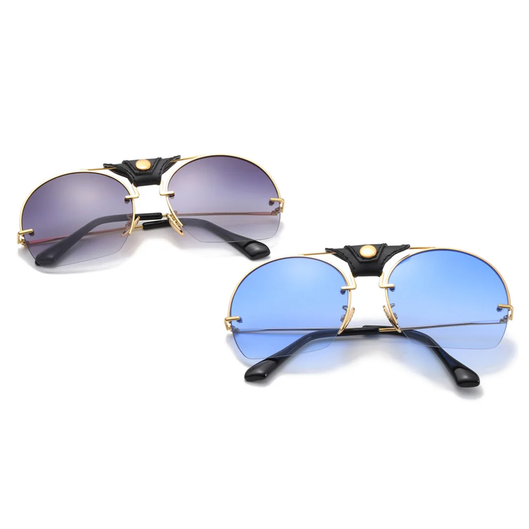 Летние модные солнцезащитные очки в стиле ретро фирменные дизайнерские мужские