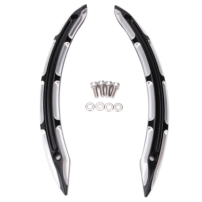 WISENGEAR мотоцикл Черный Заготовка заднее крыло комплект стойки для индийского