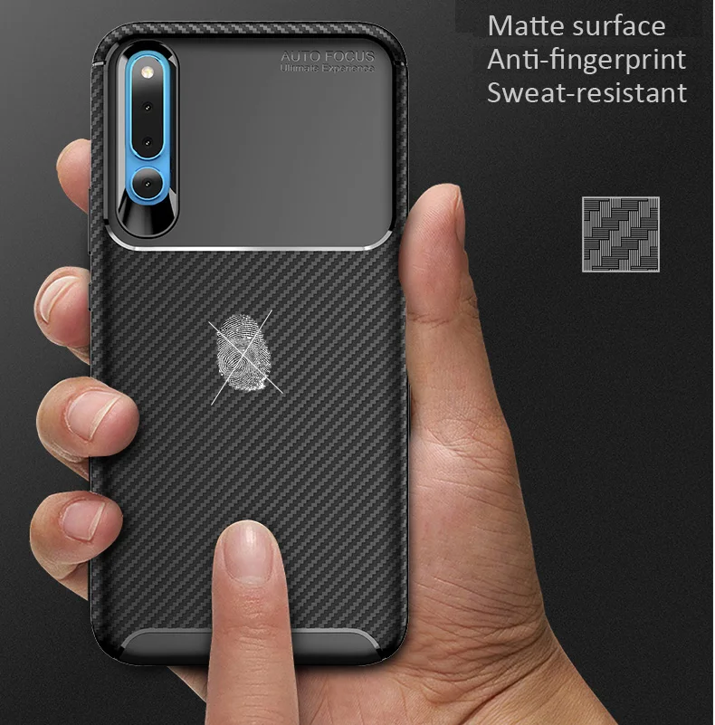 COCOSE чехол из углеродного волокна для Huawei Magic 2 силиконовый матовый защитный ТПУ