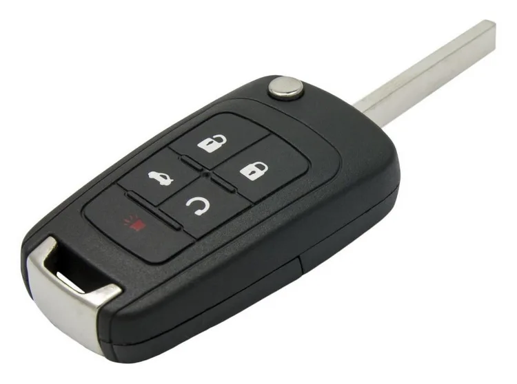 5 кнопок необработанное лезвие складывающаяся модель для Chevrolet/Cruze/Camaro/Sonic/Impala/Malibu