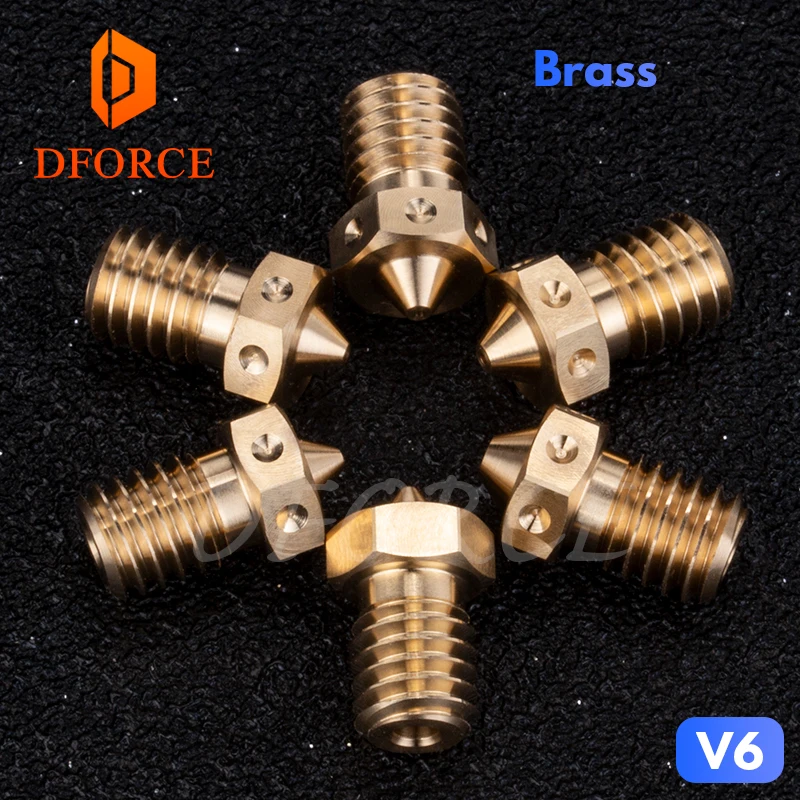 Высококачественные насадки DFORCE V6 для 3D принтеров hotend 4 шт./лот принтера E3D i3