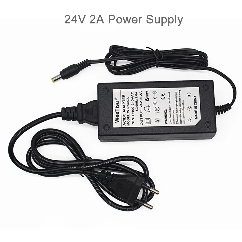 24 V адаптер питания 2A 3A 4A 5A Светодиодный источник Вольт драйвер AC 110V 220V к DC для CCTV