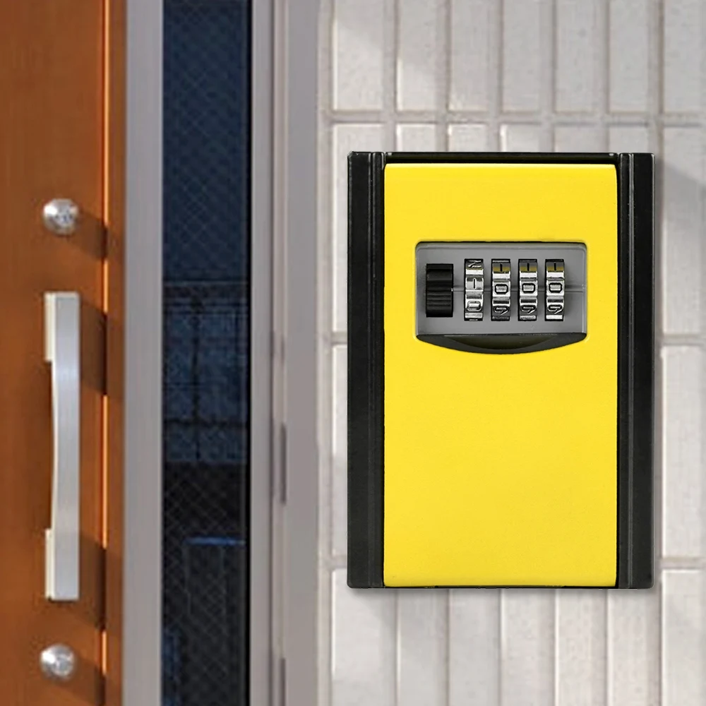 Hot Sale 4 Digit Combination Wall Mount Key Storage Secret Box Password Organizer Case | Дом и сад