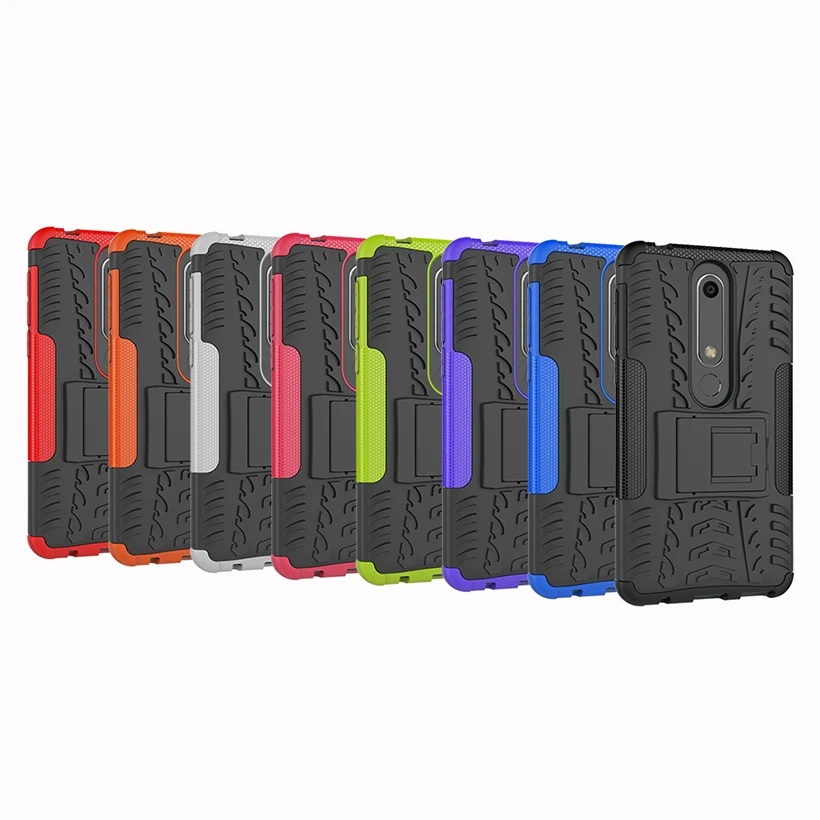 Чехол для Nokia X5 X6 чехол PC TPU 2 в одном Гибридный 6 2018 8 5 3 1 Plus защитный корпус |