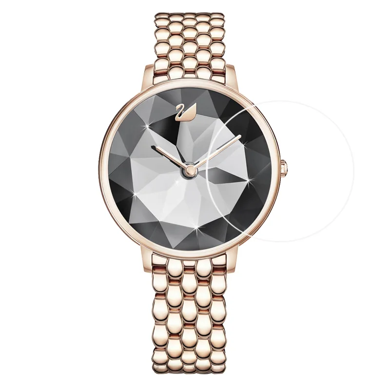 2PCS Military Grade Anti Shock Scratch Screen Protector For Swarovski Watch Crystal Lake Metal bracelet Rose gold tone | Электроника