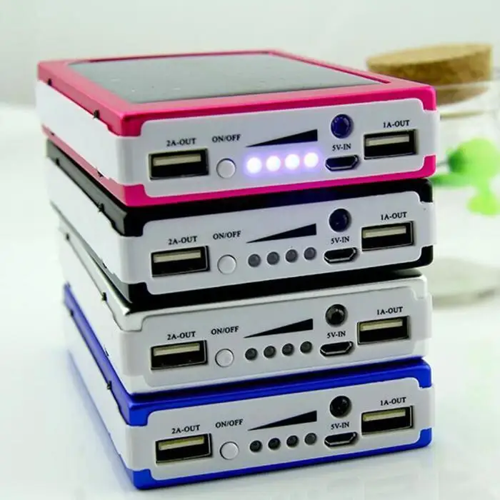 Универсальная 1 5 Вт 7500 мАч двойная USB переносная солнечная батарея зарядное