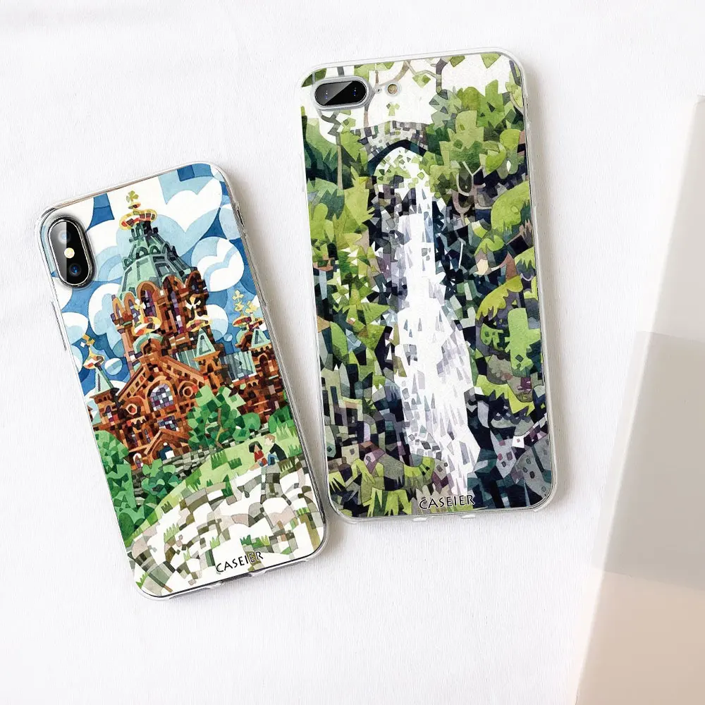 CASEIER модные чехол на айфон 6 6s 7 8 Case для iPhone 6S Plus XS X 5S SE роскошные мозаичные