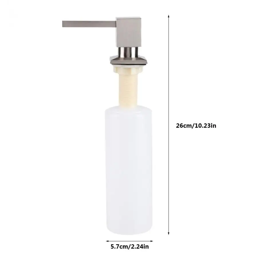 300 мл семейный дозатор мыла жидкого Диспенсер шампуня лосьона для ванной и кухни