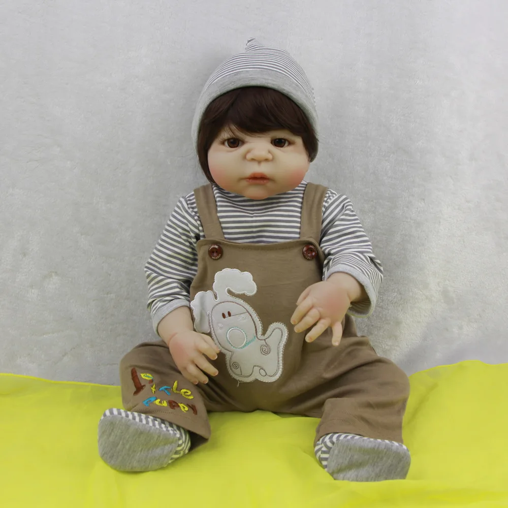 22 23 дюймов Reborn комплекты детской одежды DIY реалистичные куклы Babyboys аксессуары