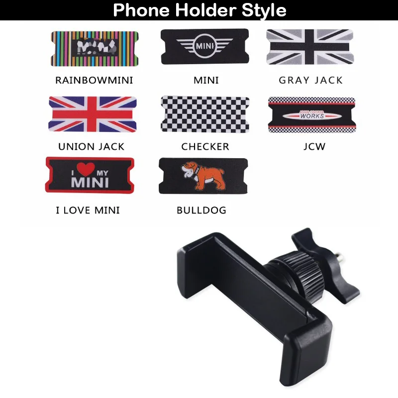(1) поворотный держатель для смартфона MINI Cooper R60 R61 и R55 R56 F54 F55 F56 F57 F60|Наклейки на