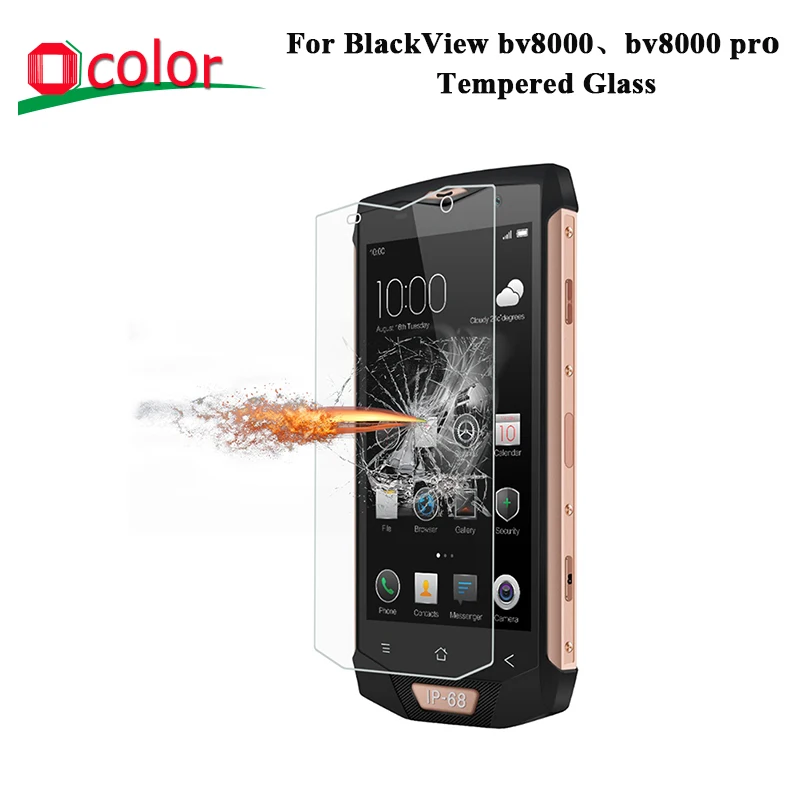 Ocolor для Blackview BV8000 Pro закаленное искусственное Переднее стекло с защитой от