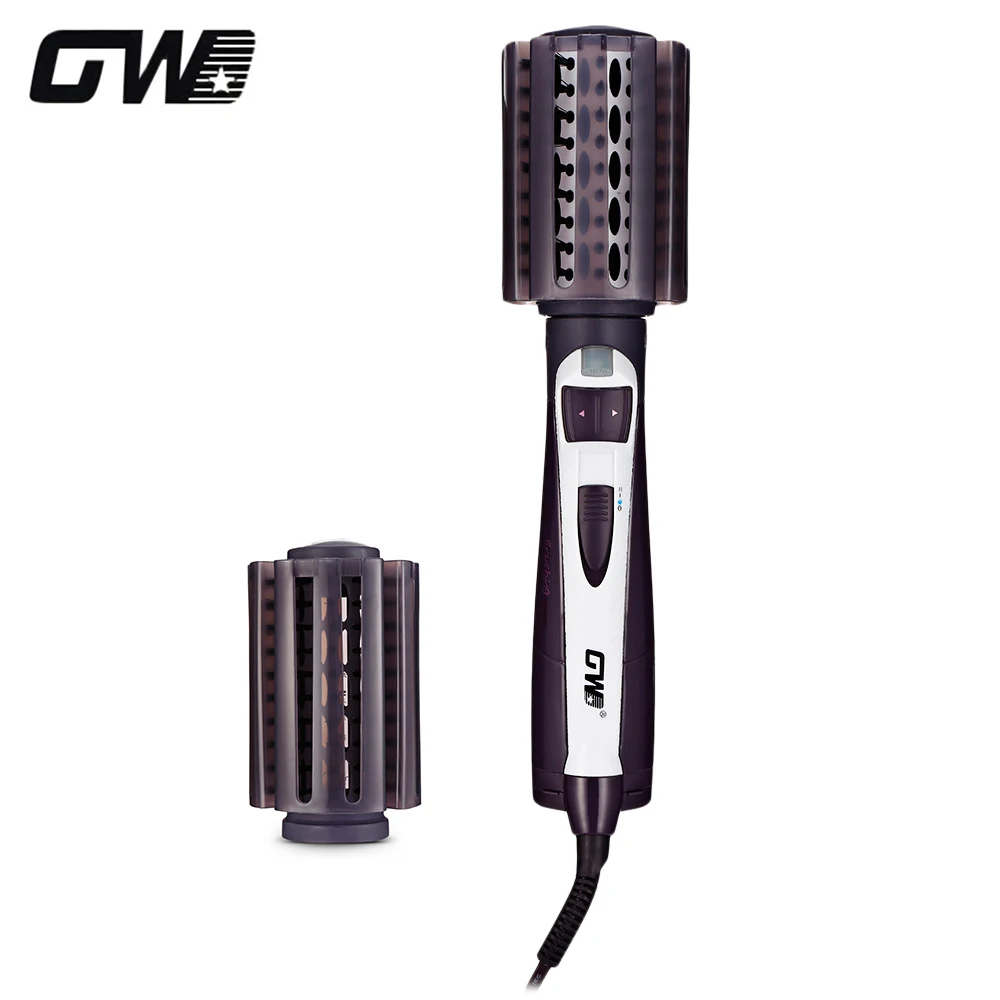 GUOWEI GW 6508 укладки волос Инструмент сушилка бигуди электрические 2 в 1 Вращающийся