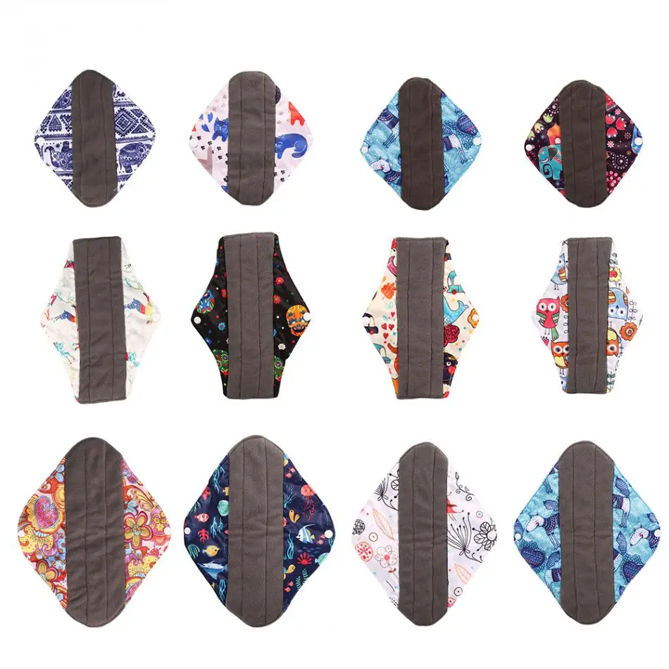 3 шт./компл. многоразовые гигиенические прокладки ткань из бамбукового