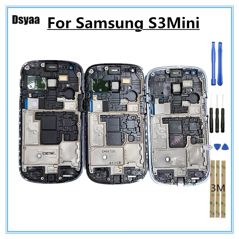 4 0 дюйма для Samsung Galaxy S3mini SIII S3 Mini GT i8190 I8190 передняя панель рамка ЖК держатель Корпус