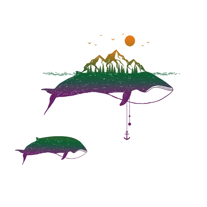 Креативные простые КИТ настенные наклейки гостиная спальня украшения