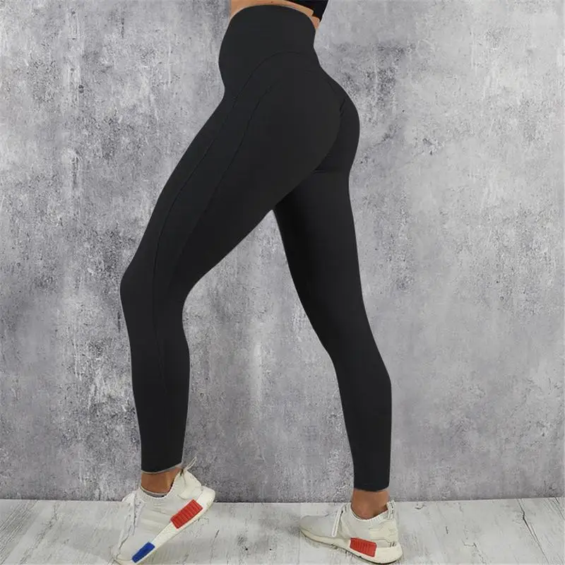 Push up Высокая талия Леггинсы для женщин Спортивная 2018 athleisure Бодибилдинг рейтузы с